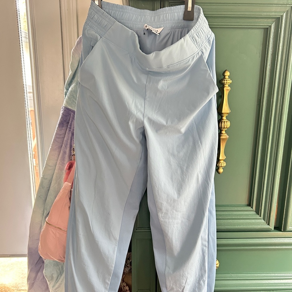 Athleta Soft Blue Elastic Waist Pants